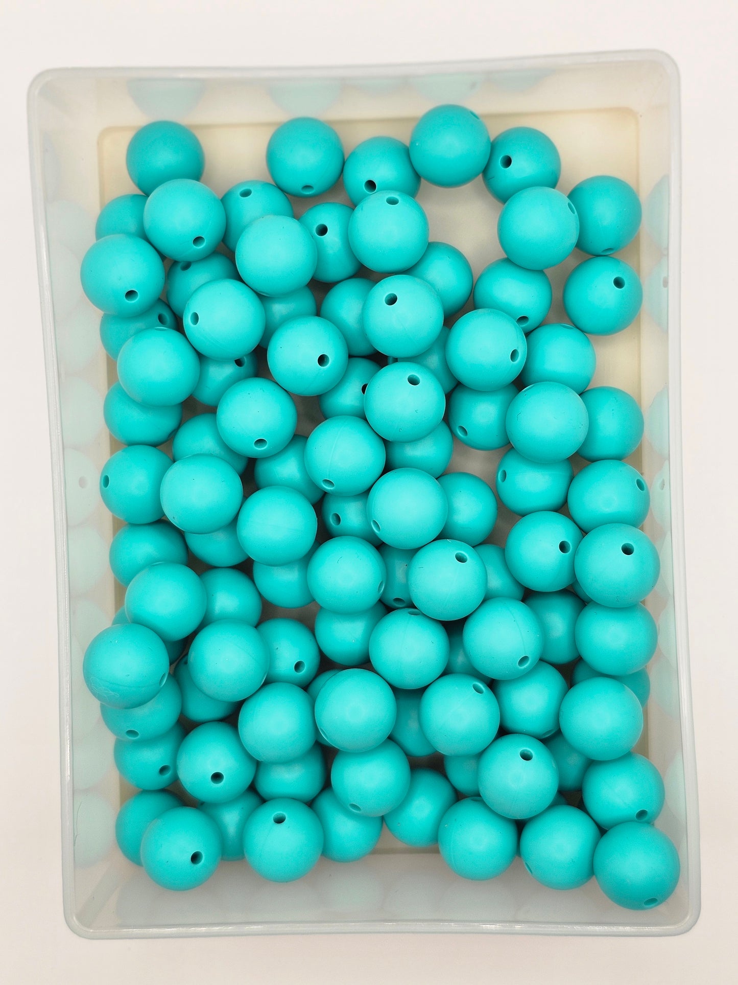 #1 color style  15mm silicone round bead