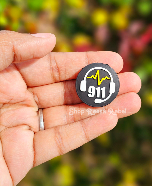 911 dispatcher silicone focal bead