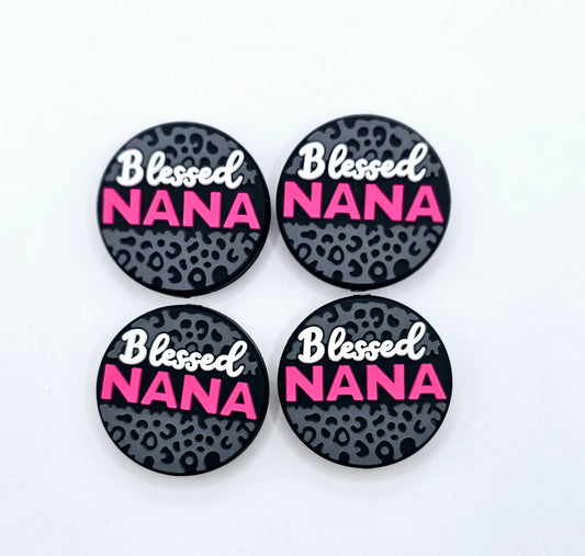 Blessed Nana Silicone focal bead