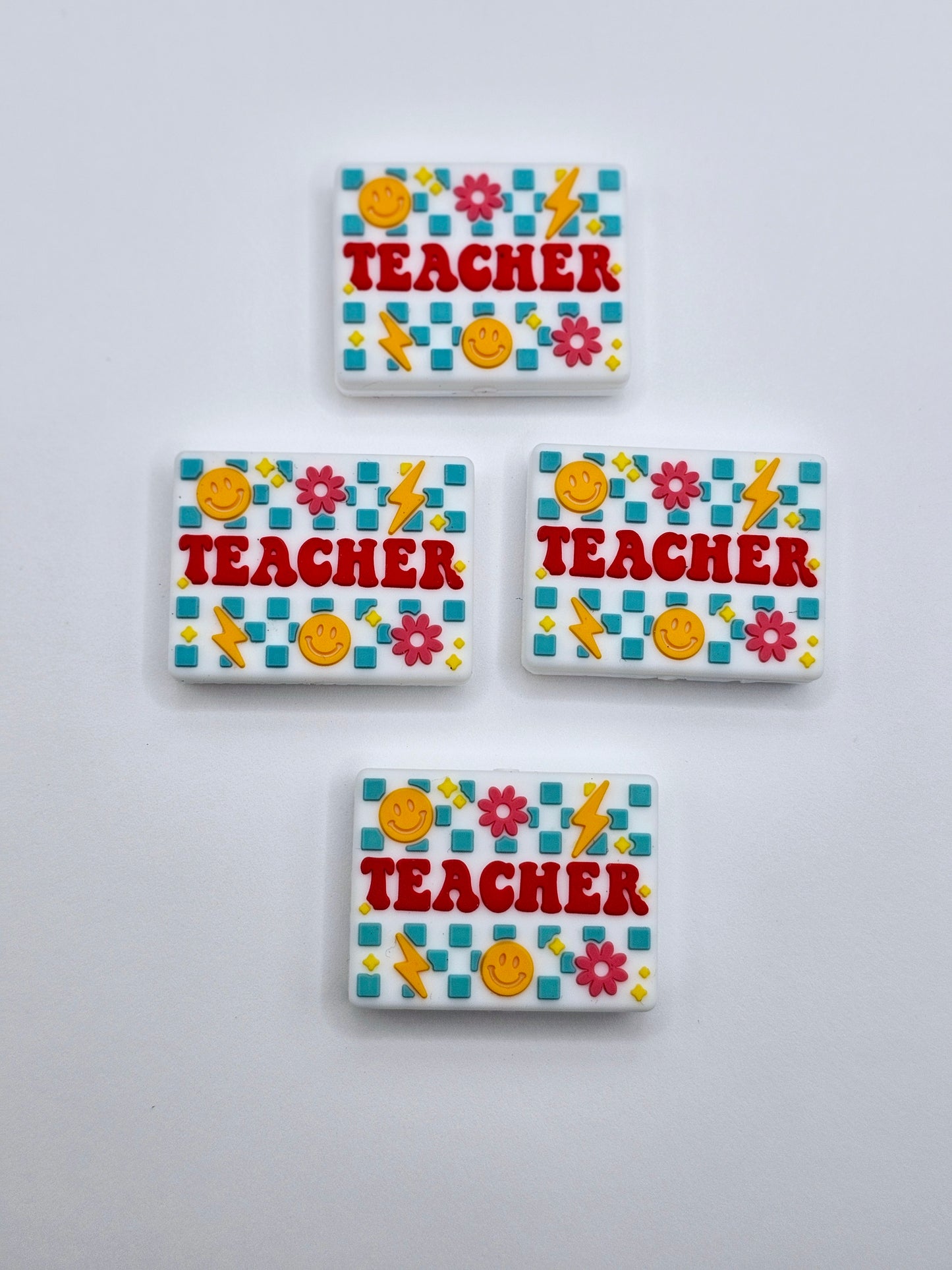Teacher checker silicone focal bead